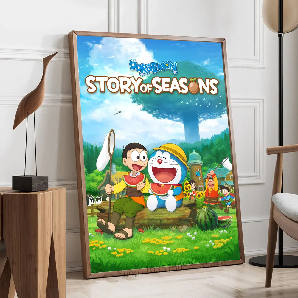 New 2025 Doraemon Wall Art