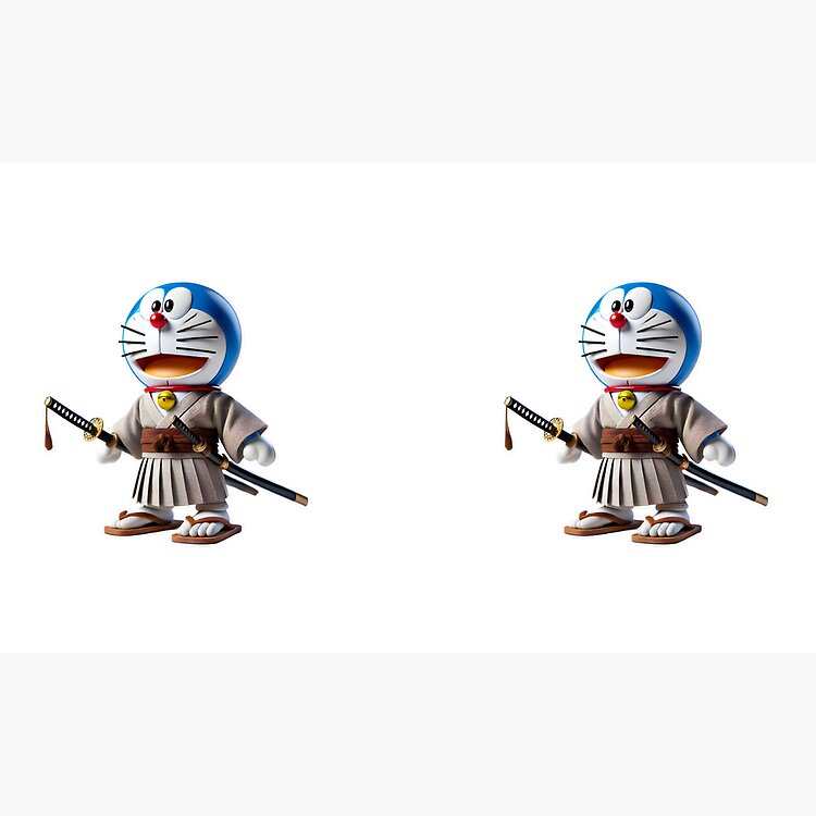 3D Doraemon Samurai Mug - Image 2