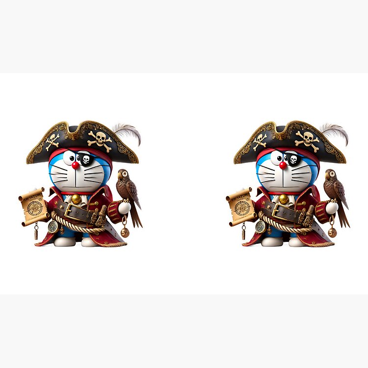 3D Doraemon Pirate Captain Mug - Image 2