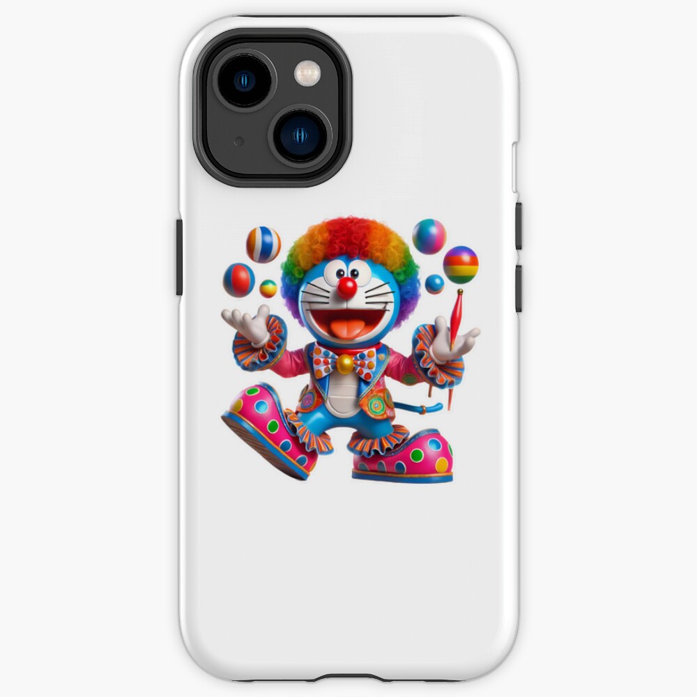 3D Doraemon Circus Clown Iphone Case