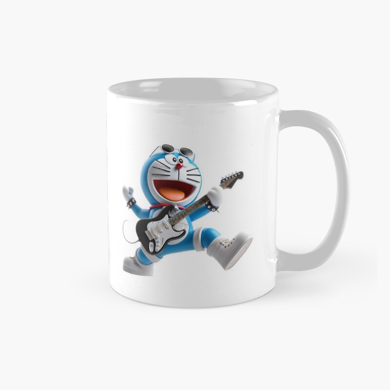 3D Doraemon Musician Mug
