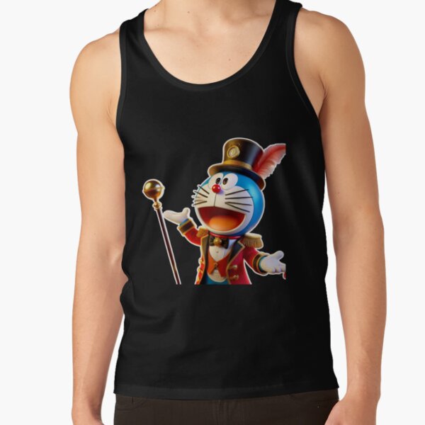 3D Doraemon Carnival Ringmaster Tank Top - Image 4