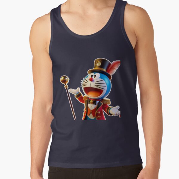 3D Doraemon Carnival Ringmaster Tank Top - Image 5