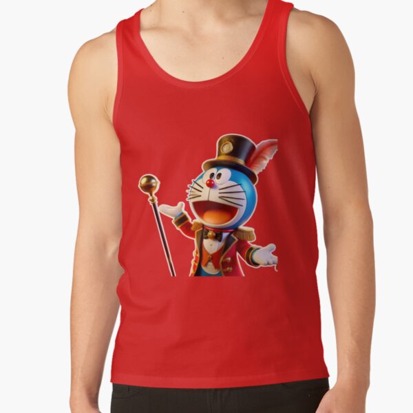 3D Doraemon Carnival Ringmaster Tank Top - Image 2