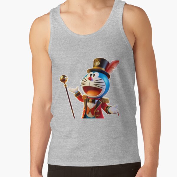 3D Doraemon Carnival Ringmaster Tank Top - Image 6