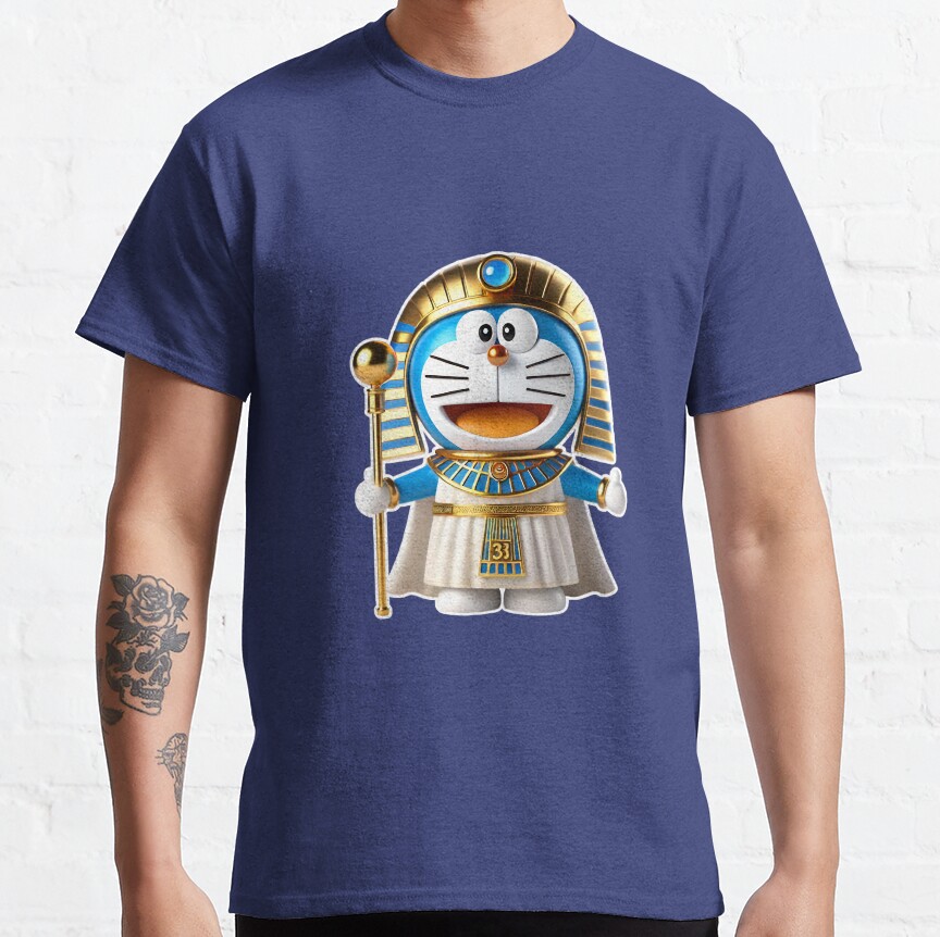 3D Doraemon Egyptian Pharaoh T-Shirt - Image 4