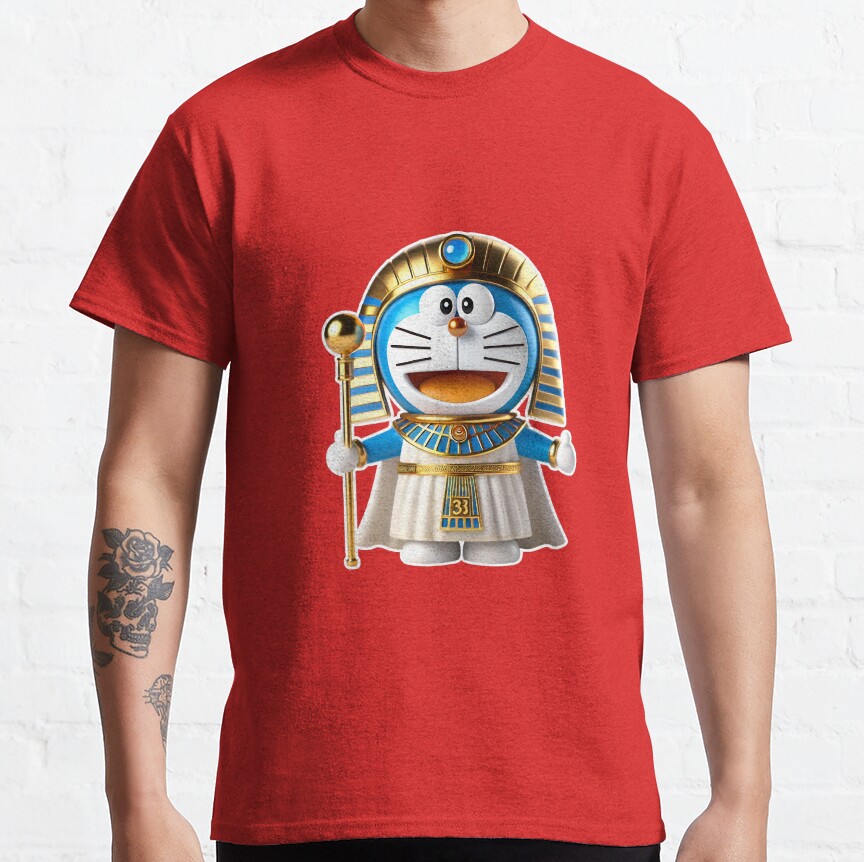 3D Doraemon Egyptian Pharaoh T-Shirt - Image 6