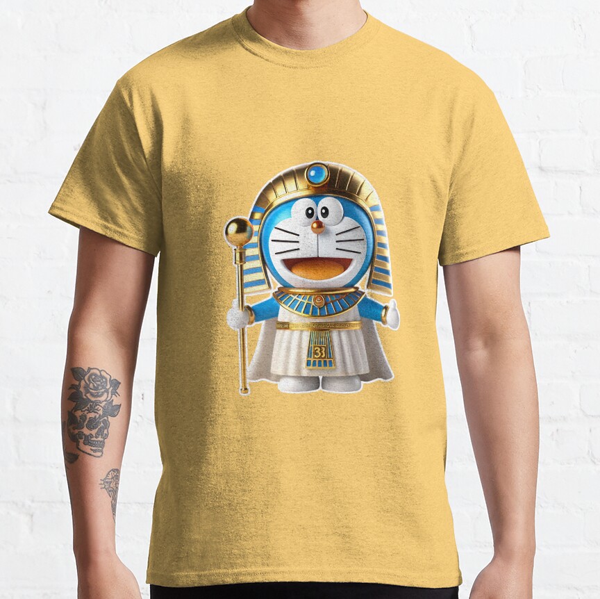 3D Doraemon Egyptian Pharaoh T-Shirt - Image 7
