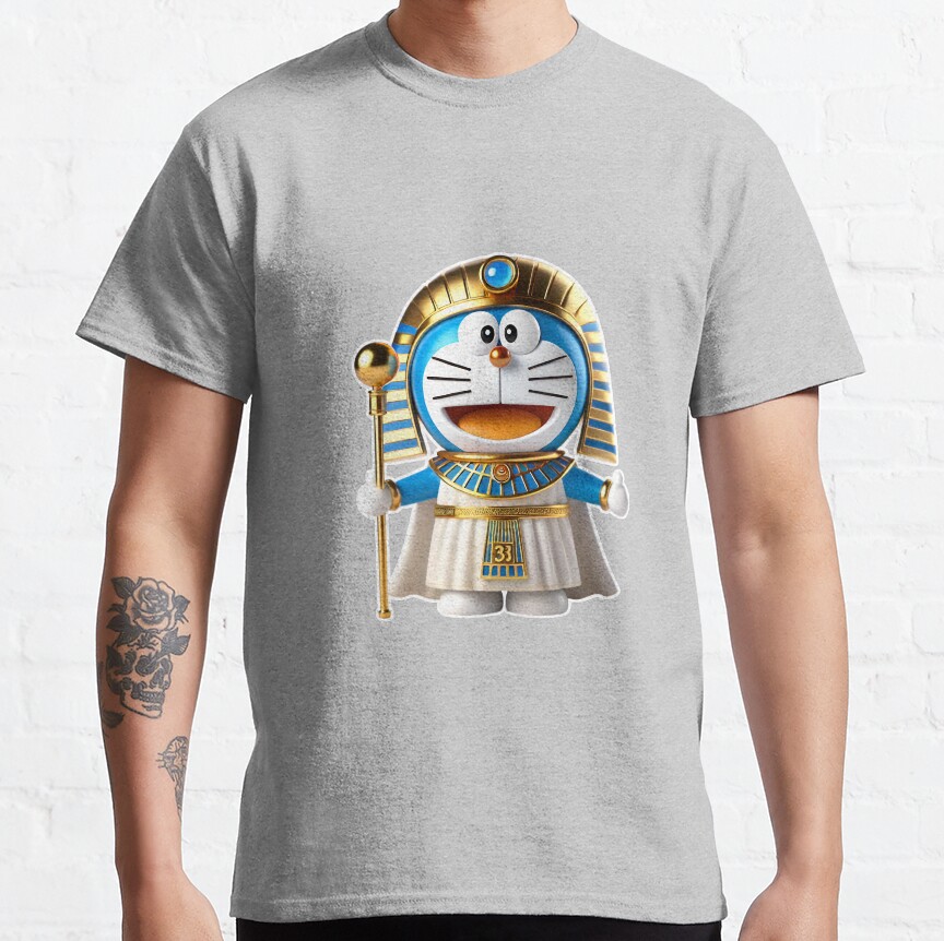 3D Doraemon Egyptian Pharaoh T-Shirt - Image 5