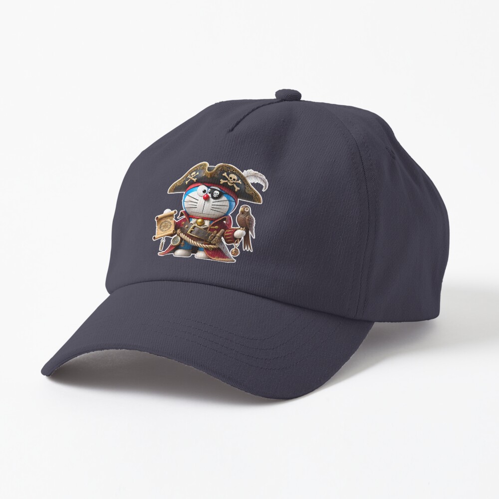 3D Doraemon Pirate Captain Cap