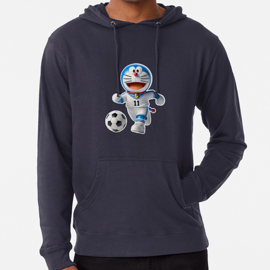 3D Doraemon Soccer Player Hoodie - Image 2