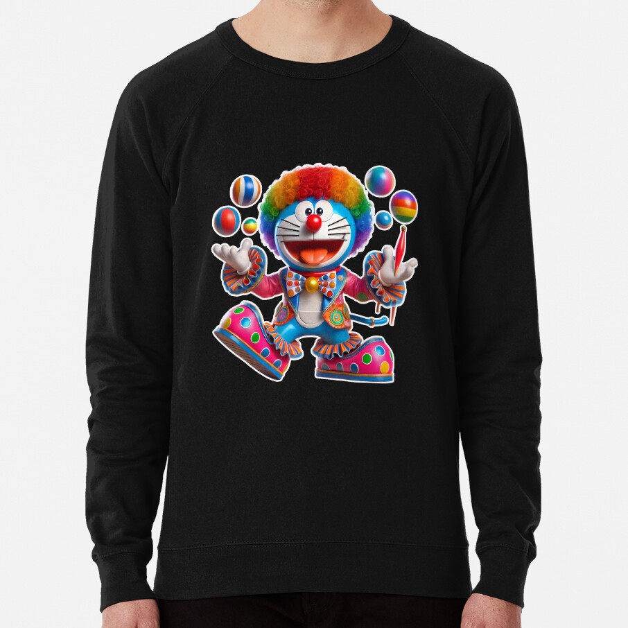 3D Doraemon Circus Clown Sweatshirt - Image 6