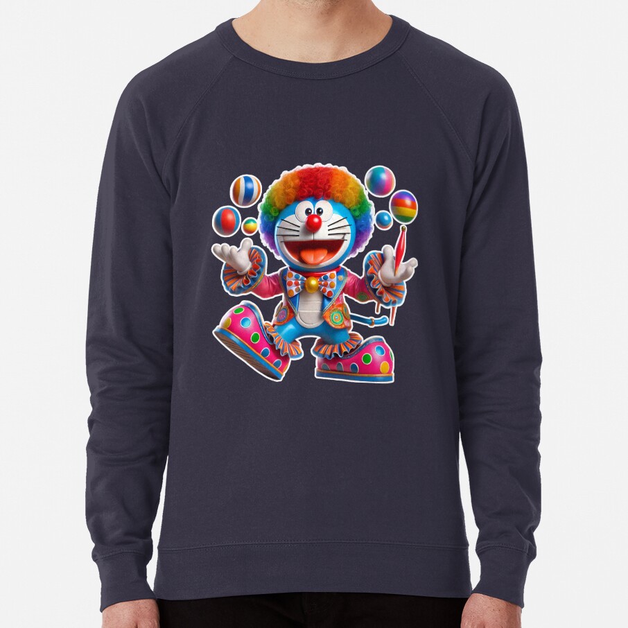 3D Doraemon Circus Clown Sweatshirt - Image 2