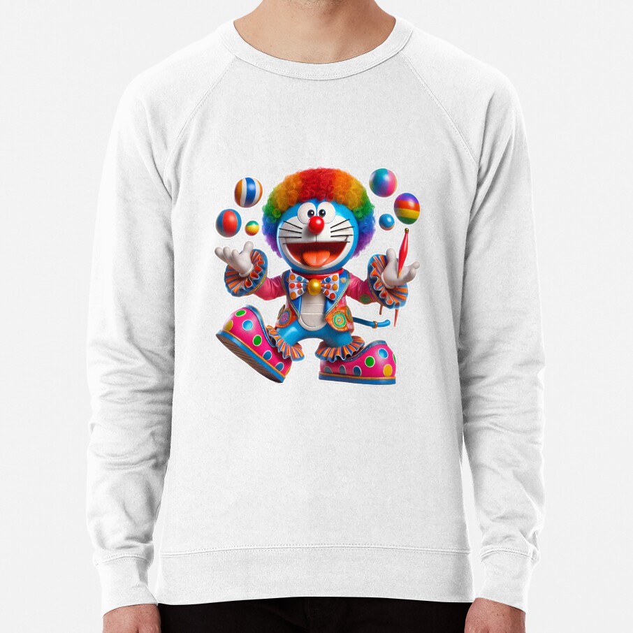 3D Doraemon Circus Clown Sweatshirt - Image 7
