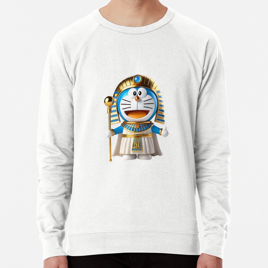 3D Doraemon Egyptian Pharaoh Sweatshirt