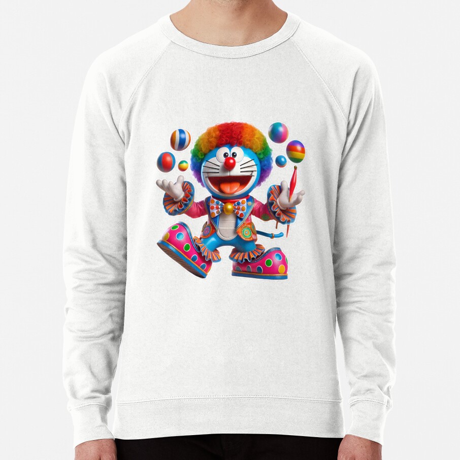 3D Doraemon Circus Clown Sweatshirt