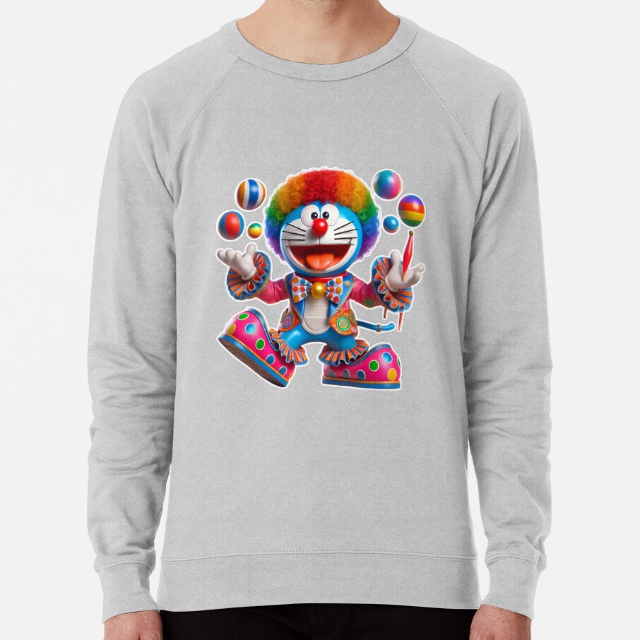 3D Doraemon Circus Clown Sweatshirt - Image 5