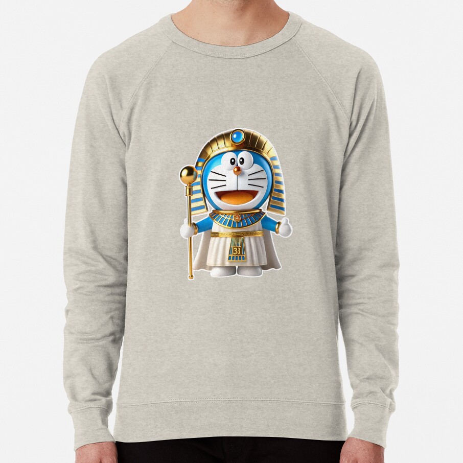 3D Doraemon Egyptian Pharaoh Sweatshirt - Image 5