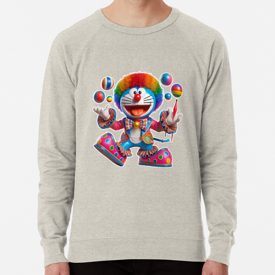 3D Doraemon Circus Clown Sweatshirt - Image 4