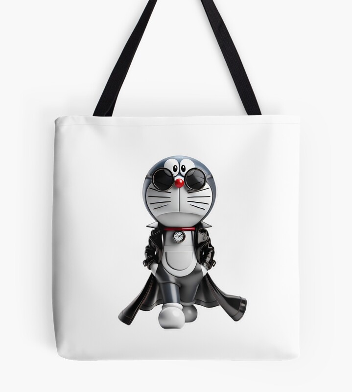 3D Doraemon Fashion Icon Tote Bag