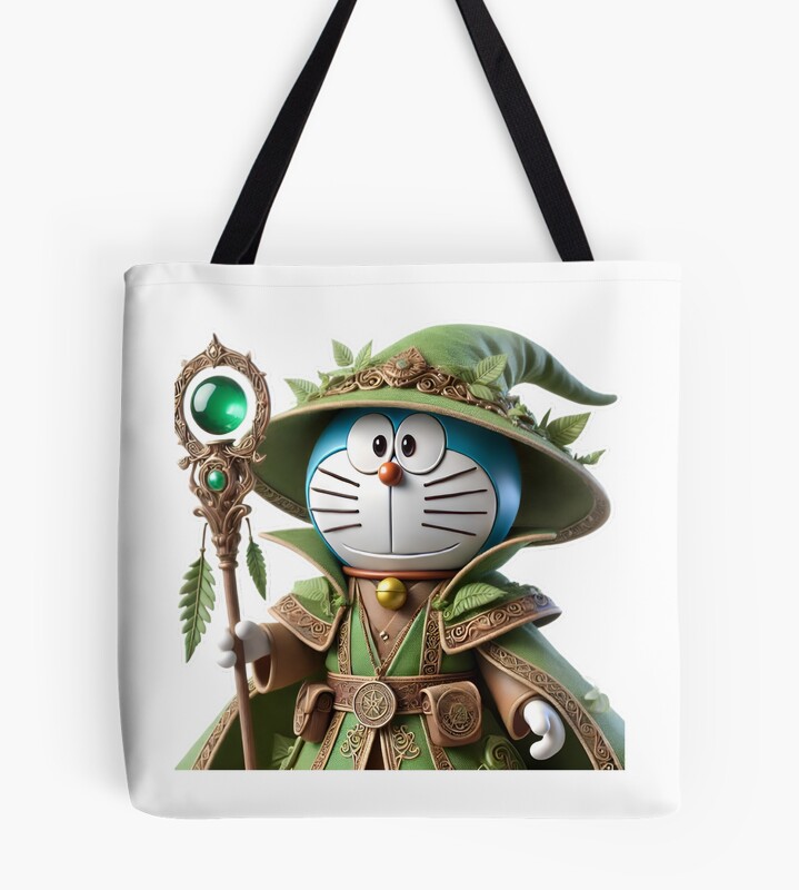 3D Doraemon Fantasy Elf Tote Bag