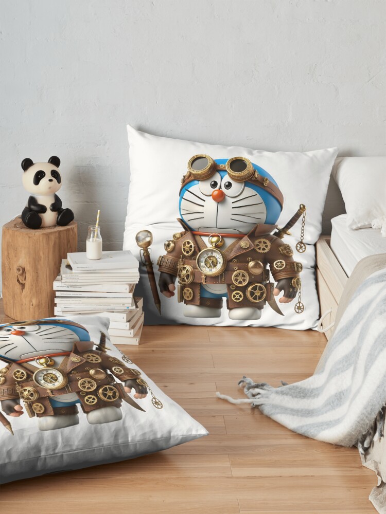 3D Doraemon Adventurer Throw Pillow - Image 2