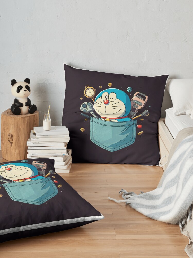 Doraemon The Lovable Robotic Cat Throw Pillow - Image 2