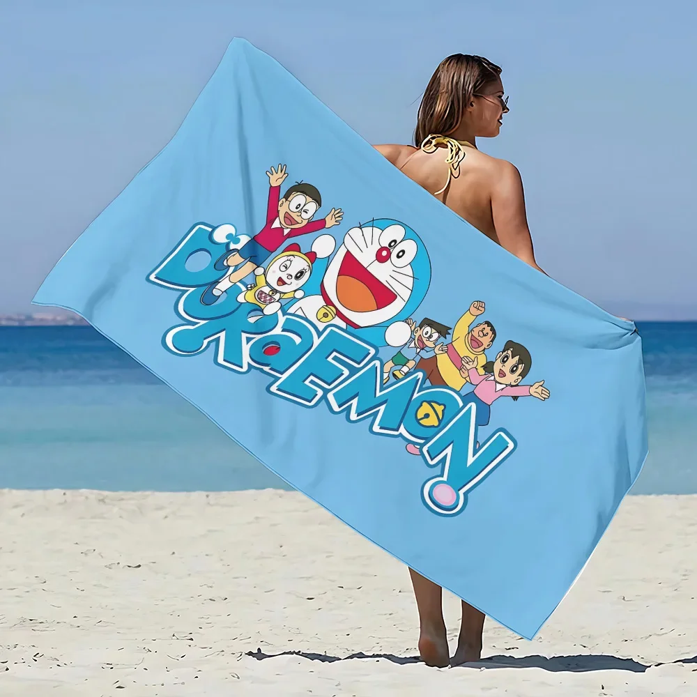 Doraemon With Friend Beach Towel