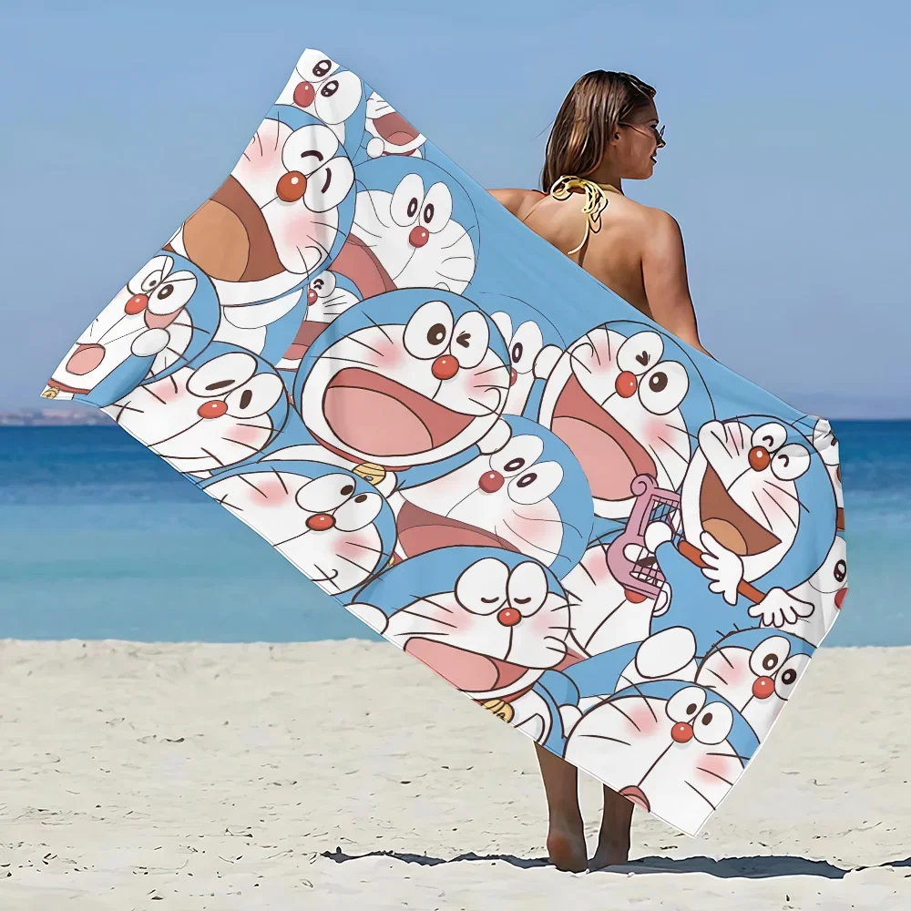 Cute Doraemon Beach Towel