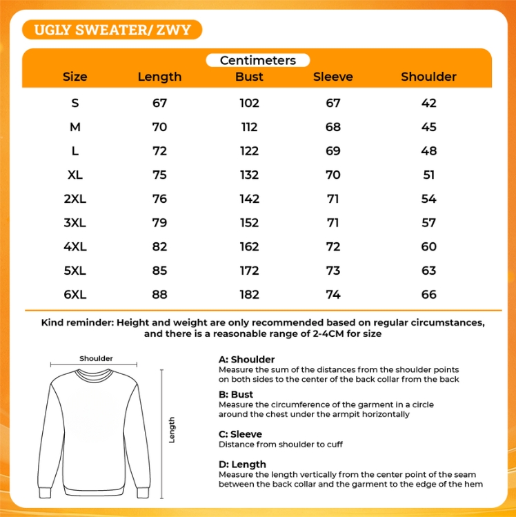 3D UGLY SWEATER - Doraemon Store