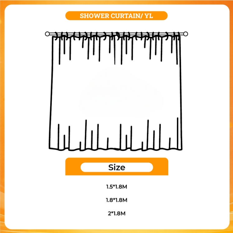 3D shower curtain - Doraemon Store