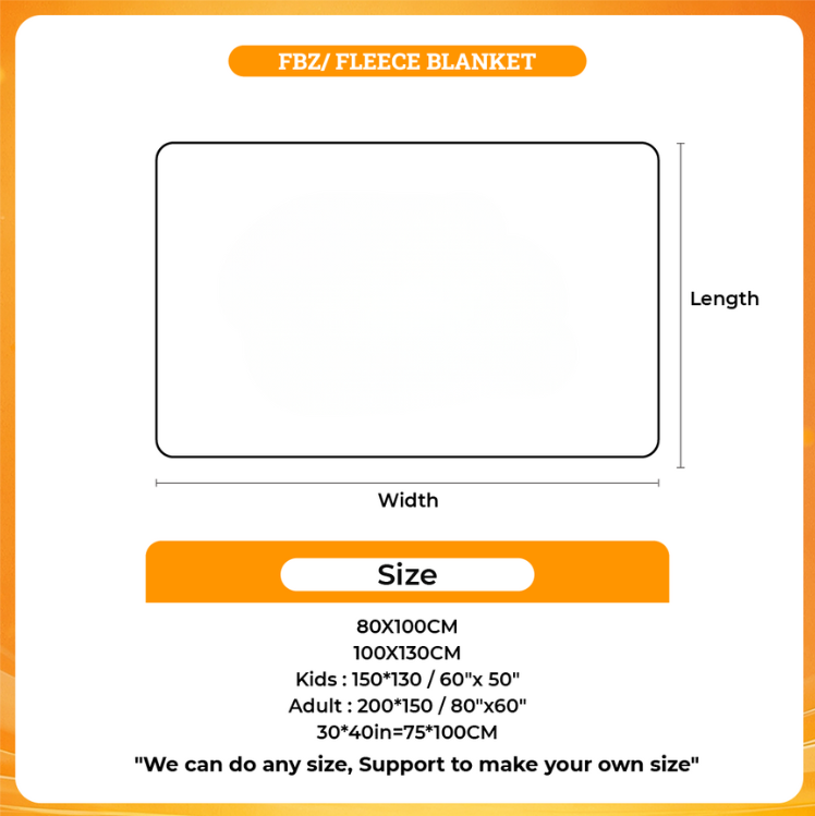 Product size chart